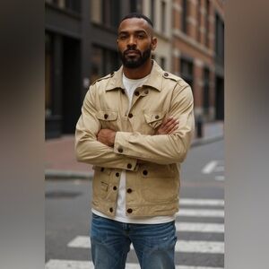 Ralph Lauren Rugby Jacket Field Utility Hunting Multipocket Jacket Men’s Sm RARE